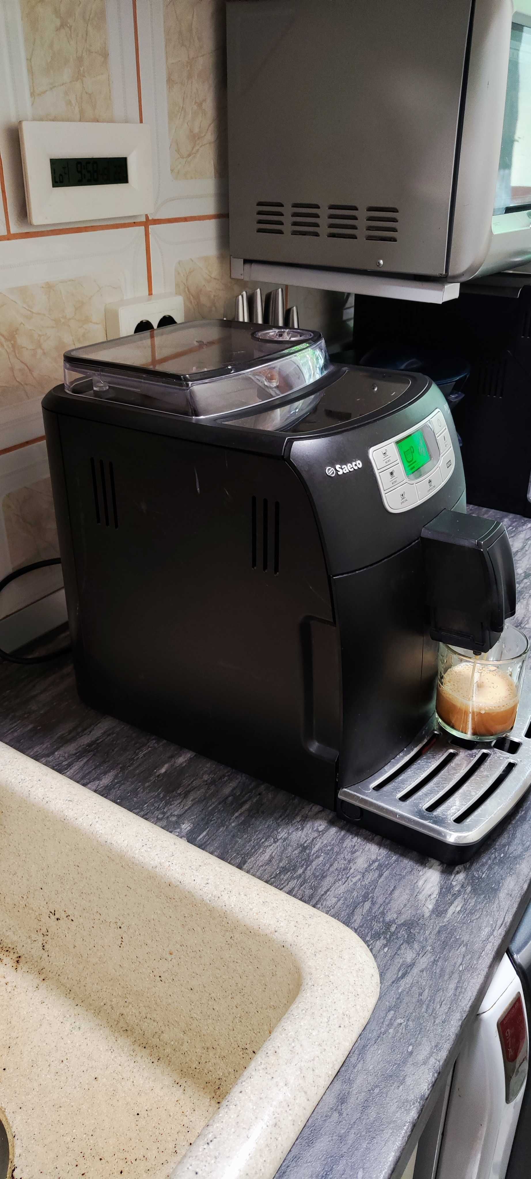 Espressor Cafea Boabe Automat Saeco Intelia HD8753 Negru