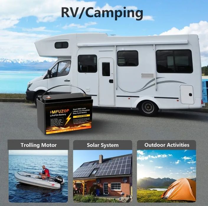 Vând baterie lifepo4 12v 100ah MFUZOP