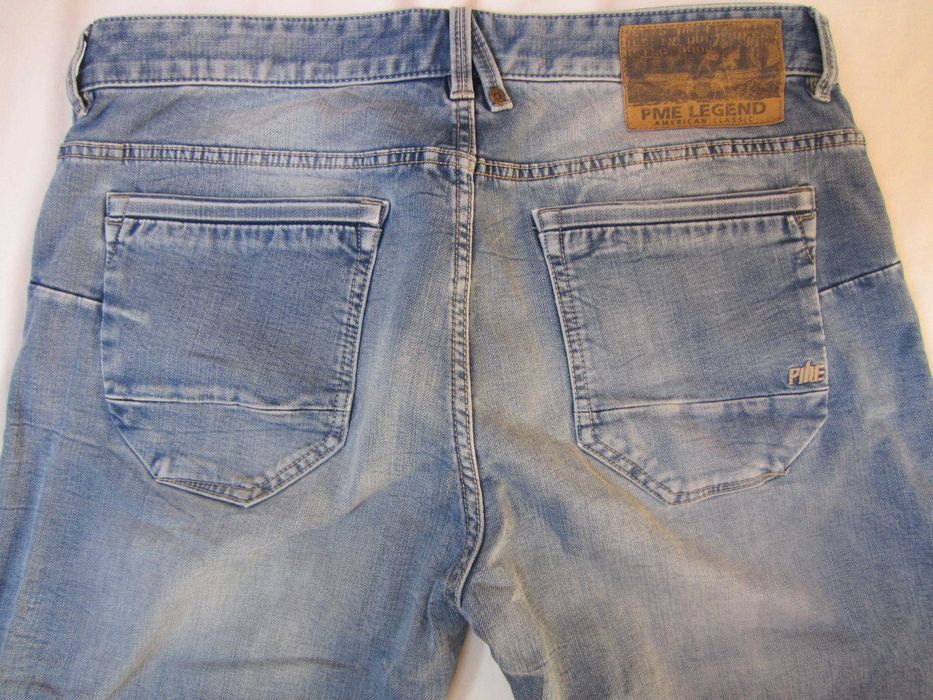 Blugi PME Legend W34 L34,Talie=90cm,Lung=109cm, drepti, stare f. buna