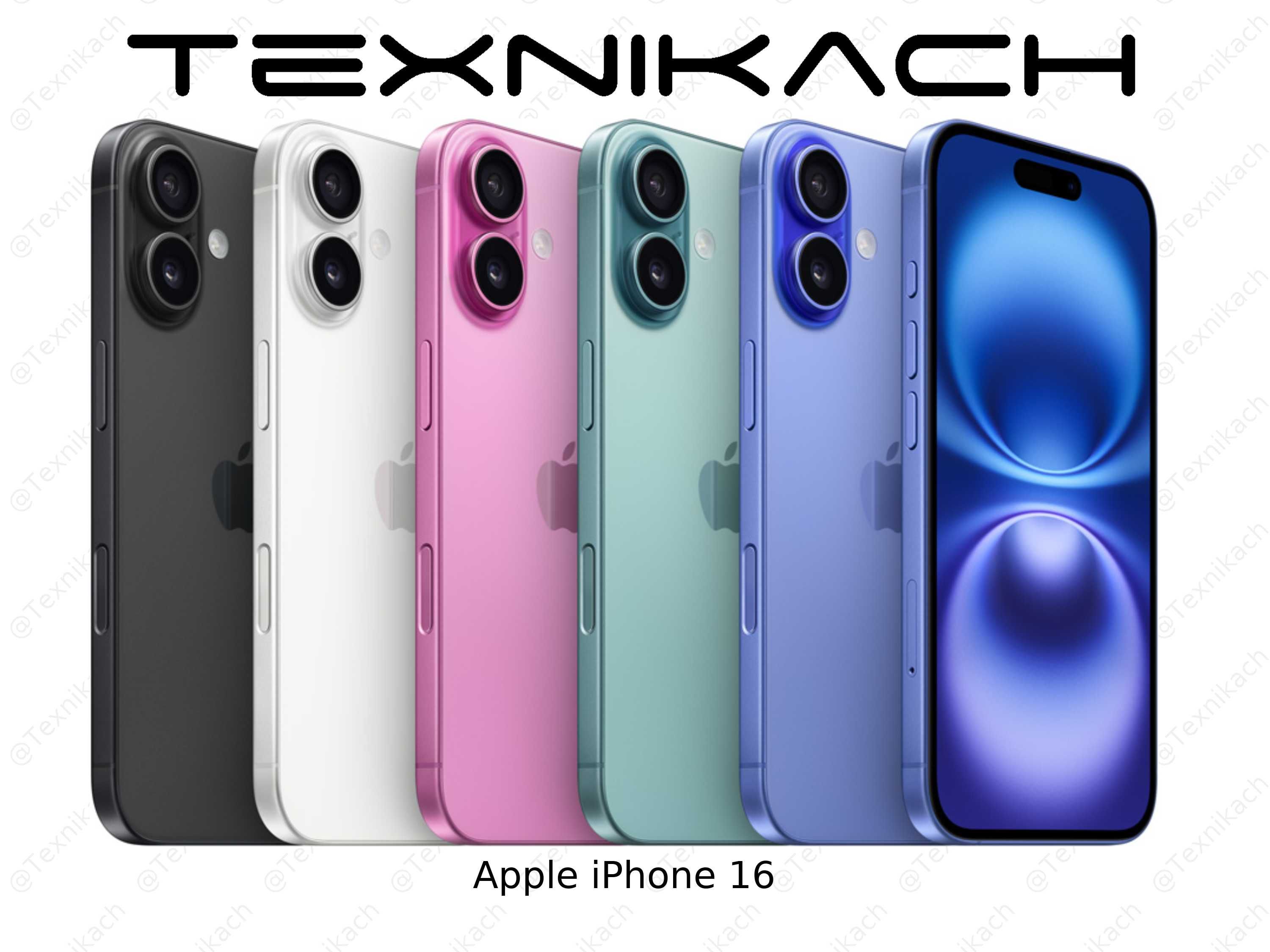 Новый • Apple iPhone 16 • 128 • 256 • 512 • Доставка