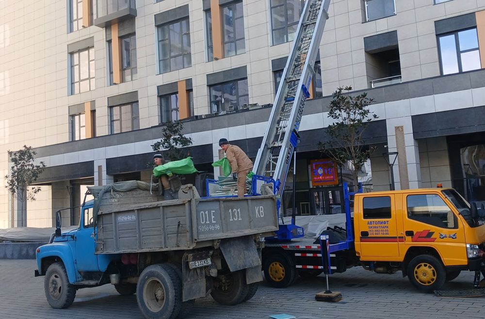 Musor tashish Afto lift xizmatlari вывоз мусора услуги автоподъемника
