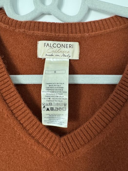 Pulover Falconeri 100% cașmir Teracotă, mărimea S