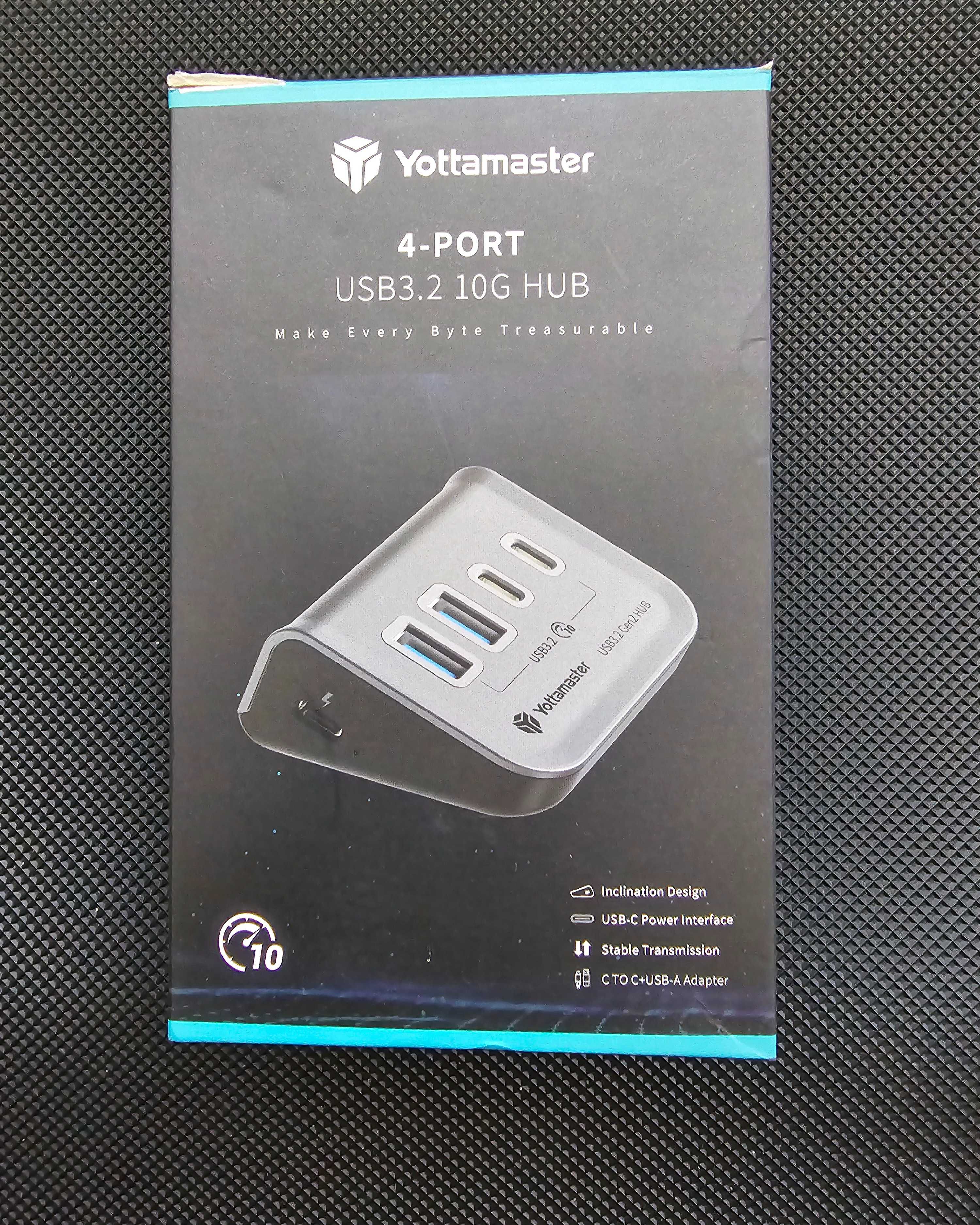 4-Port USB 3.2 10G Hub Yottamaster