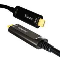 Cablu USB C USB C fibră optică huaham  15m viteză f mare AOC 10 Gbps