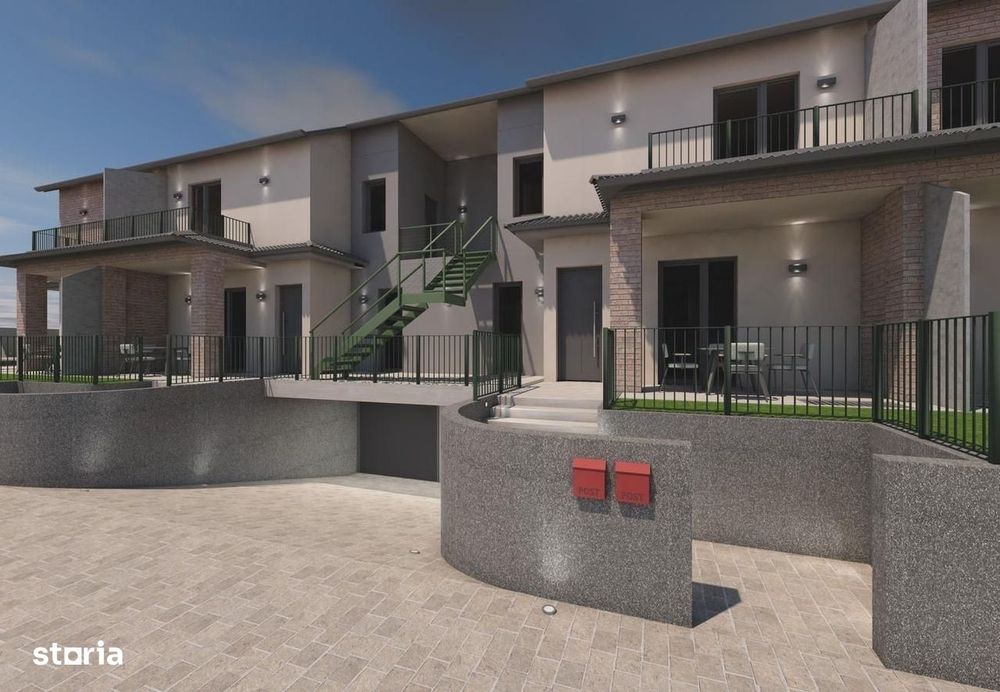 Apartament nou cu 3 camere și grădină in Subcetate