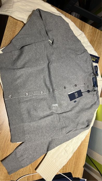 Set cardigan dama gri cu tricou gri L