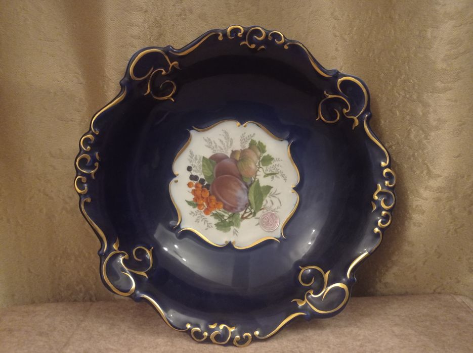 Fructieră din porțelan vintage fabricat de Porfin Cluj-Napoca î