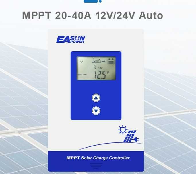 Controler Solar nou, MPPT Easun 40A/ 60A 12V 24V  24V 48V