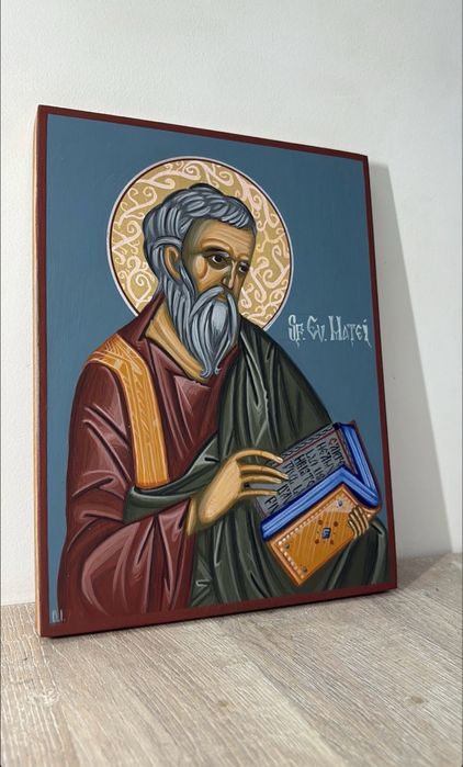 Icoana pictata Sfantul Matei