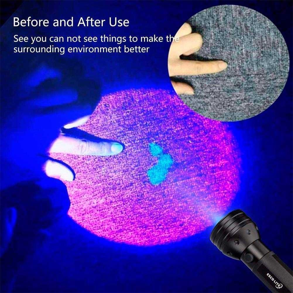 Фенерче с ултравиолетова светлина 21 UV LED диода