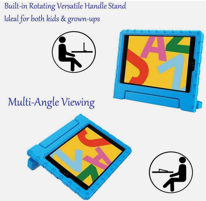 Защитен детски калъф / кейс / стойка за iPad 10.2" - 7th, 8th, 9th Gen