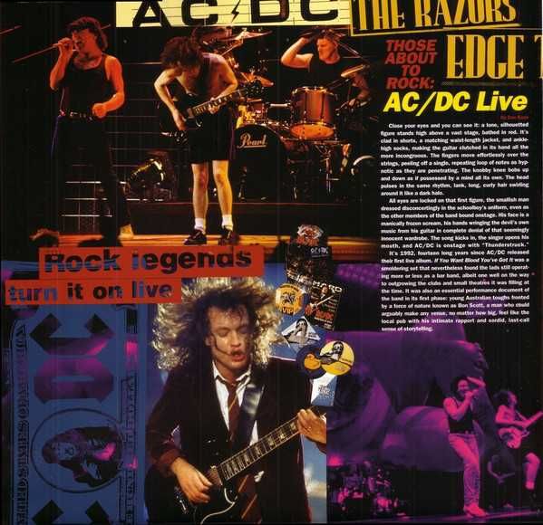 Пластинка виниловая AC/DC ‎– Live