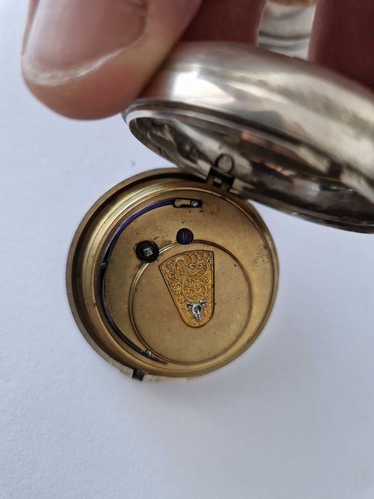 Ceas Fusee din Argint- Anglia Perioada 1880-1900