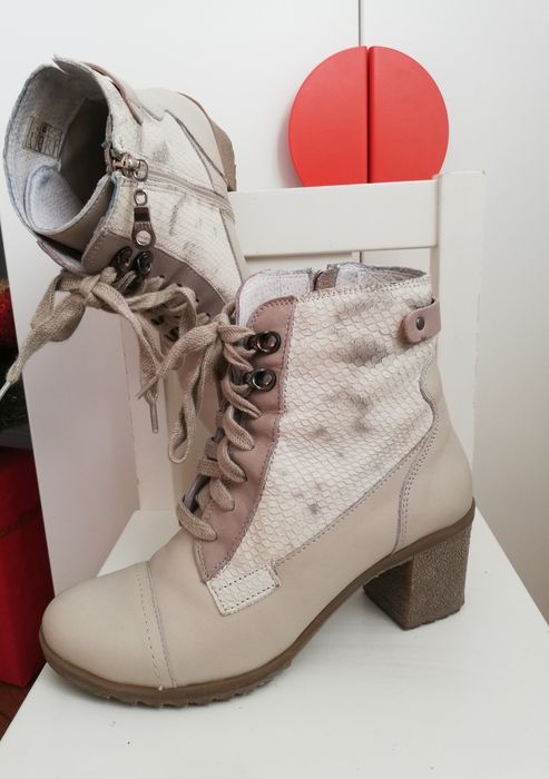 Дамски боти GABINA - естествена кожа - 37 номер