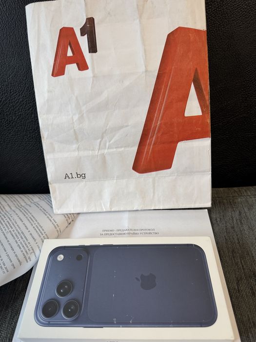 ЗАПЕЧАТАН 512GB iPhone 17 Pro Max Гаранция A1 2027 Blue / Син