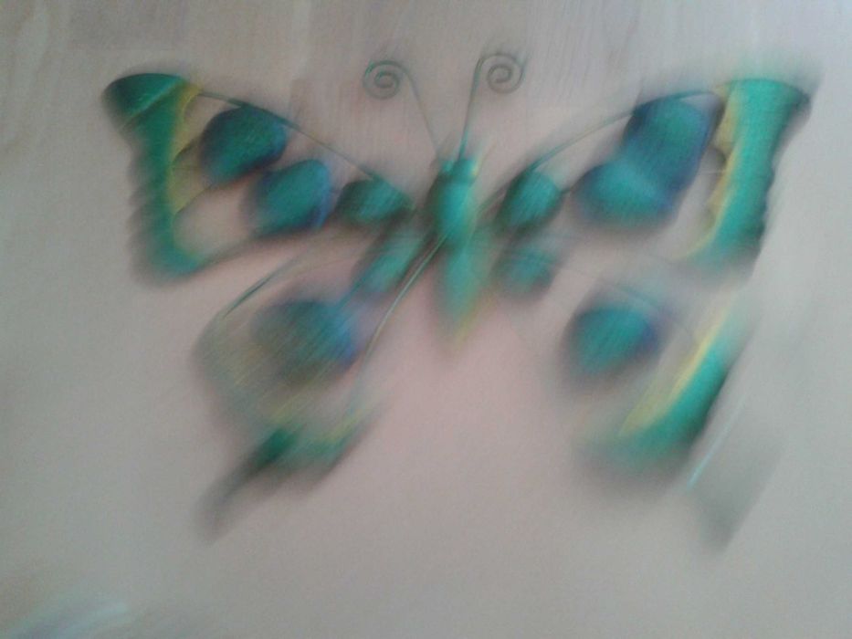 Decoratiuni metal & sticla prelucrate manual, stare impecabila