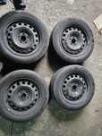 4 jante 5x108 originale Ford cu anvelope vara 205 60 16 Continental