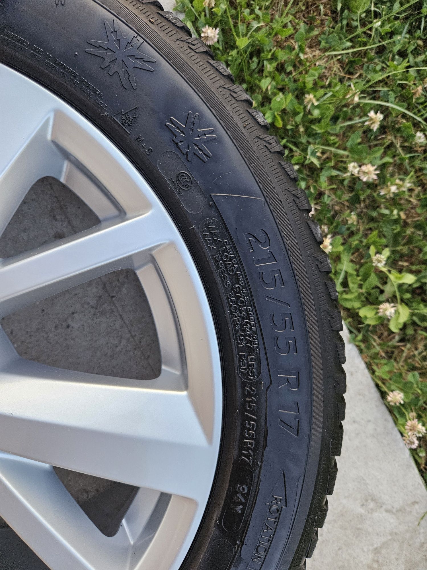 Jante aluminiu originale Audi 17 inch