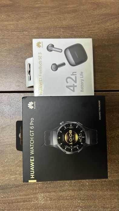 Комплект HUAWEI GT6 pro+слушалки Huawei FreeBuds SE3 (2 год.ГАРАНЦИЯ)