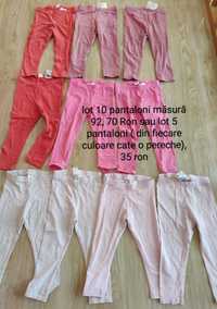 Lot pantaloni măsură 92-98 fetita