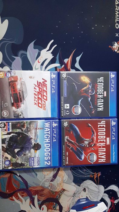 Диски для пс4. 4 диска в прекрасном состояние