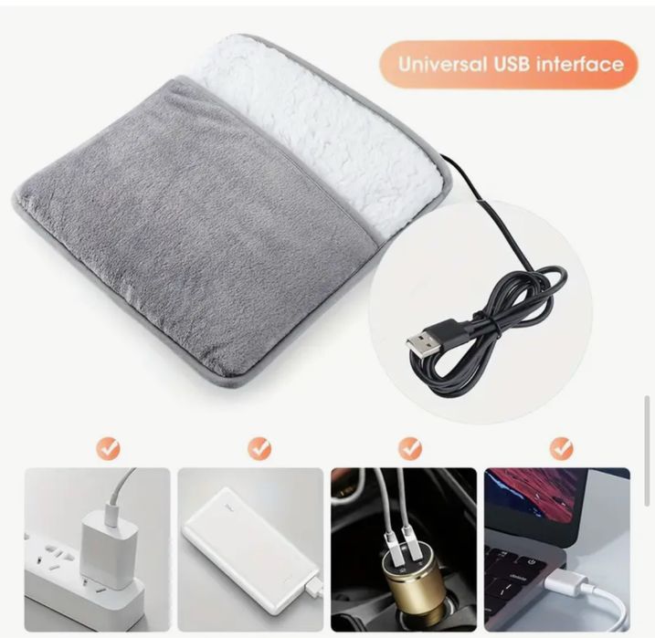 Отопляеми пантофи с Usb кабел