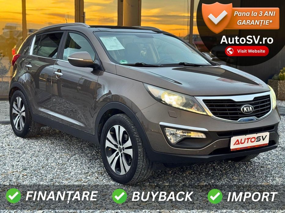 Kia Sportage 2.0CRDI 4WD Automat "Spirit" / Panoramic / Piele / Lanturi schimbate