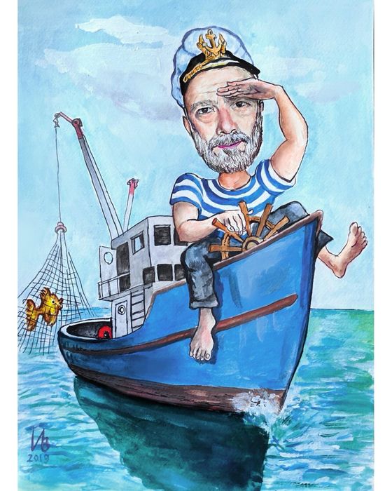 Карикатури, потрети - ръчна изработка