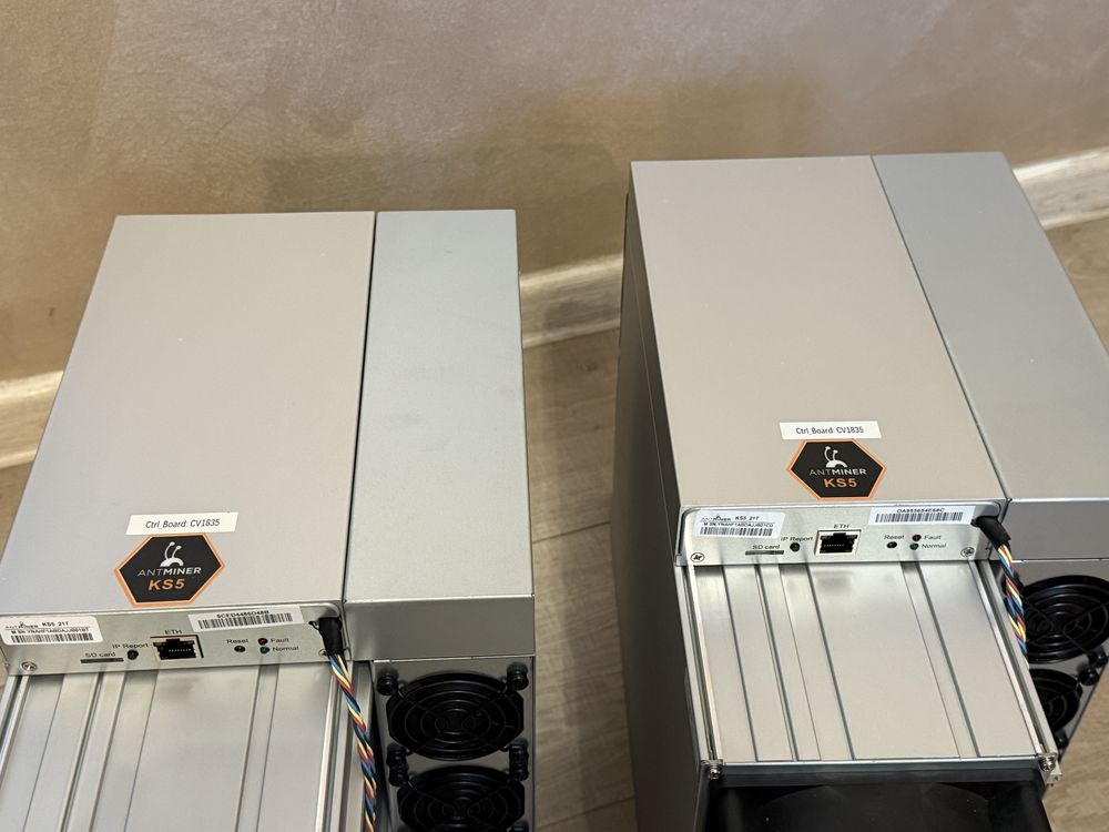 Asic Antminer Bitmain KS5 Pro 21T Kaspa mining - nu rig BTC ETH Doge