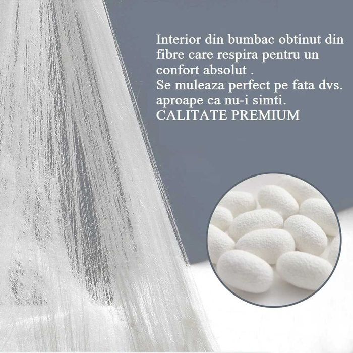 Ochelari de dormit premium suprafata care respira interior bumbac