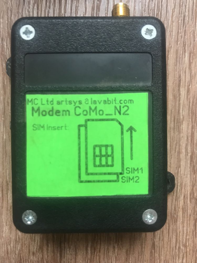 GSM Модем на 2 симкарты с магнитной антенной