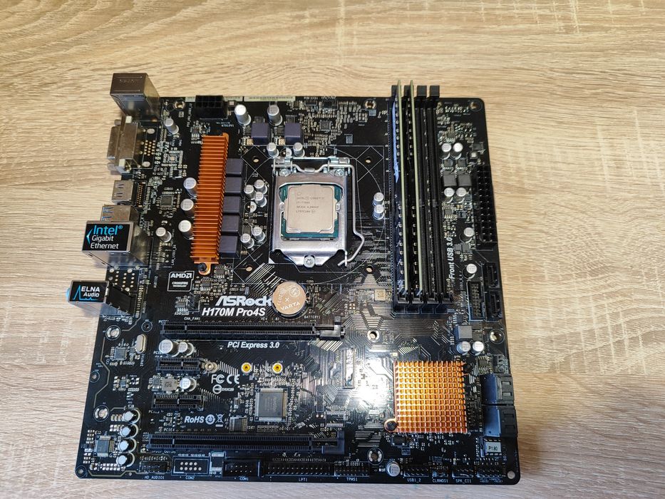 Материнка h170+i7-7700k+ddr4-2666mhz