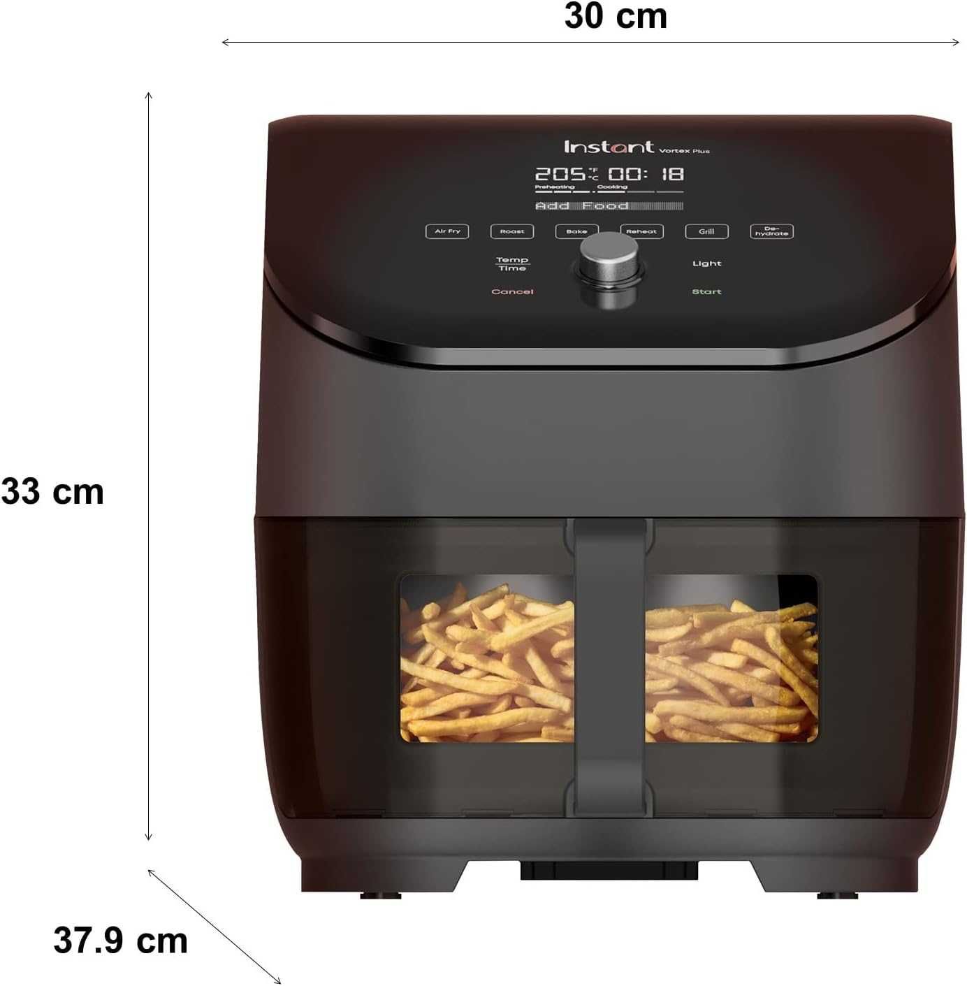 Фритюрник с горещ въдух Instant Pot Vortex Plus  Еър фрайър 1700W
