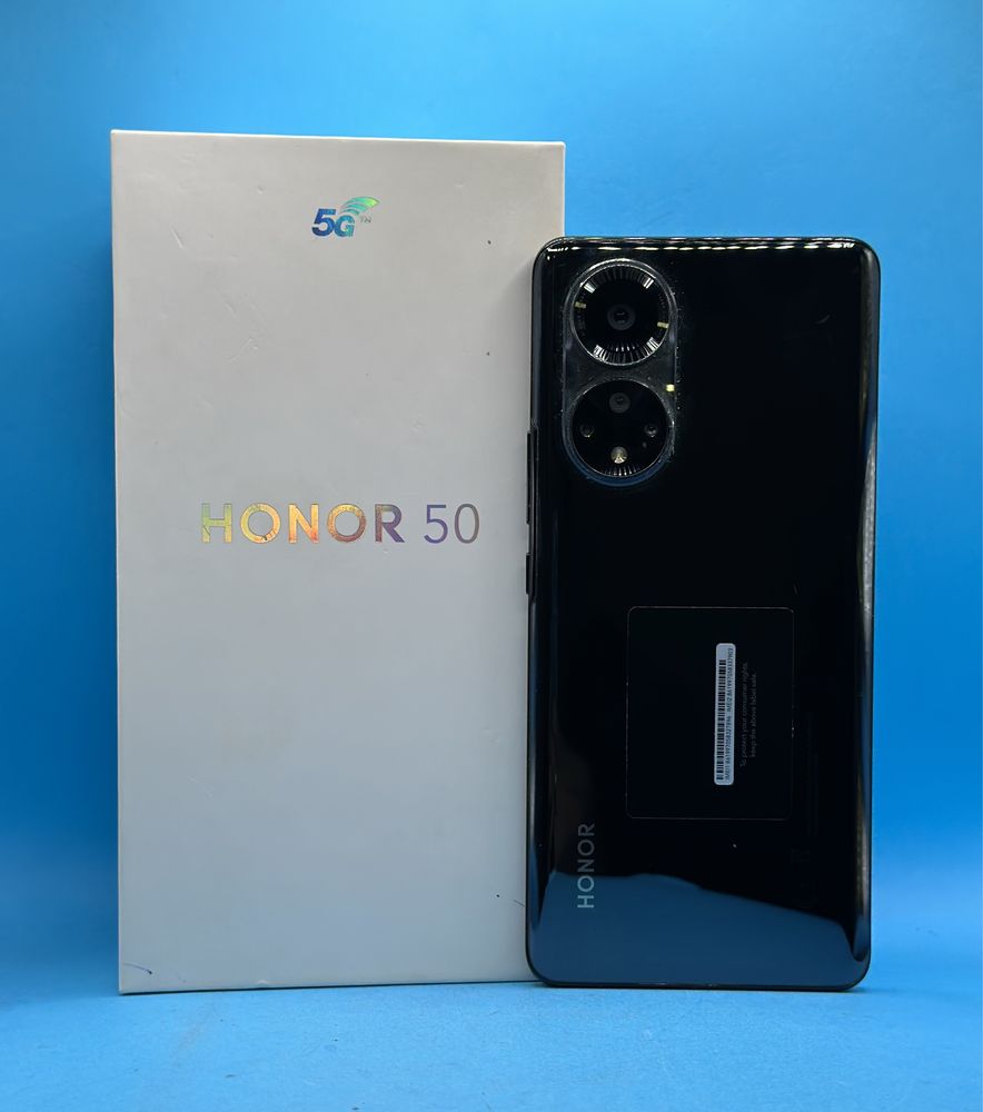 ГАРАНЦИОНЕН!!! Honor 50, Dual SIM, 256GB, 8GB RAM, 5G, Midnight Black