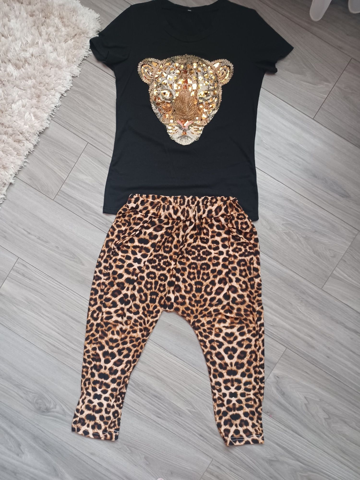 Pantalon leopard  dama