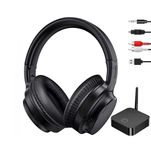 TV Безжични слушалки обхват 60 м, оптичен вход, AUX, RCA и USB, Hi-Fi