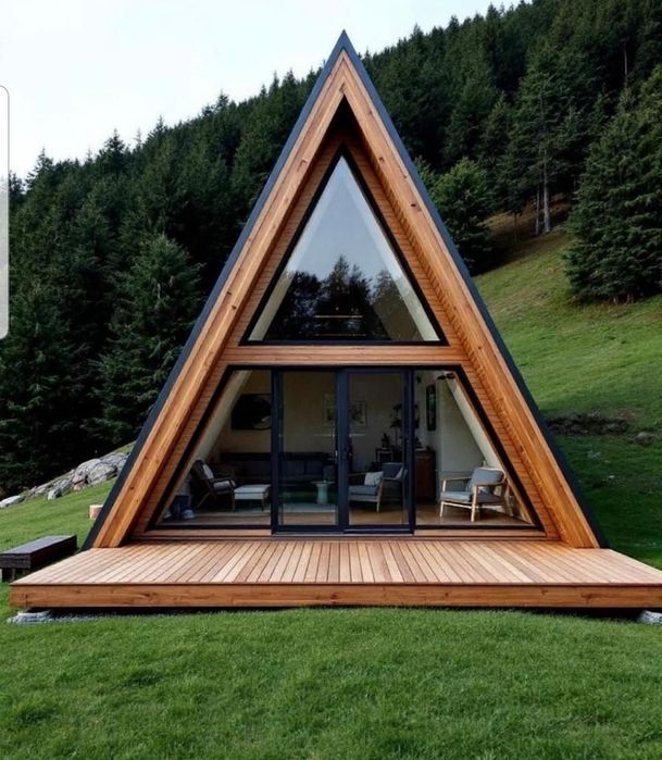 Vand case din lemn tip A oferta