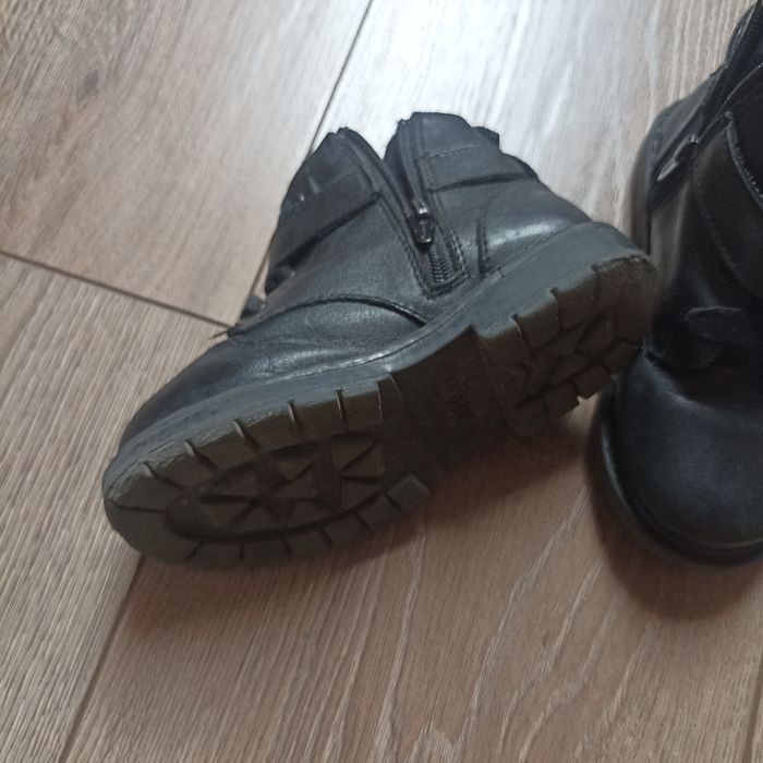 Детски боти Zara от телешка кожа 23 номер