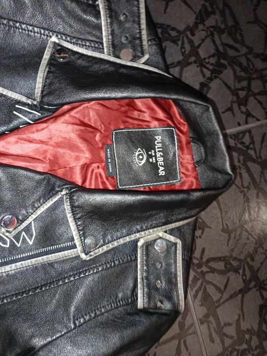 Кожено яке на маркста pull bear