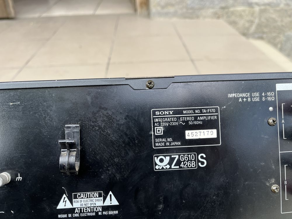 Sony ta f170 японски