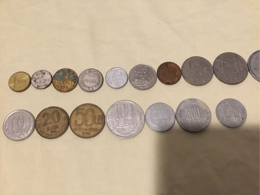 Monede românești si spaniole