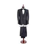 Costum elegant barbati, Purtat o singura data, Marime 52 Daspi