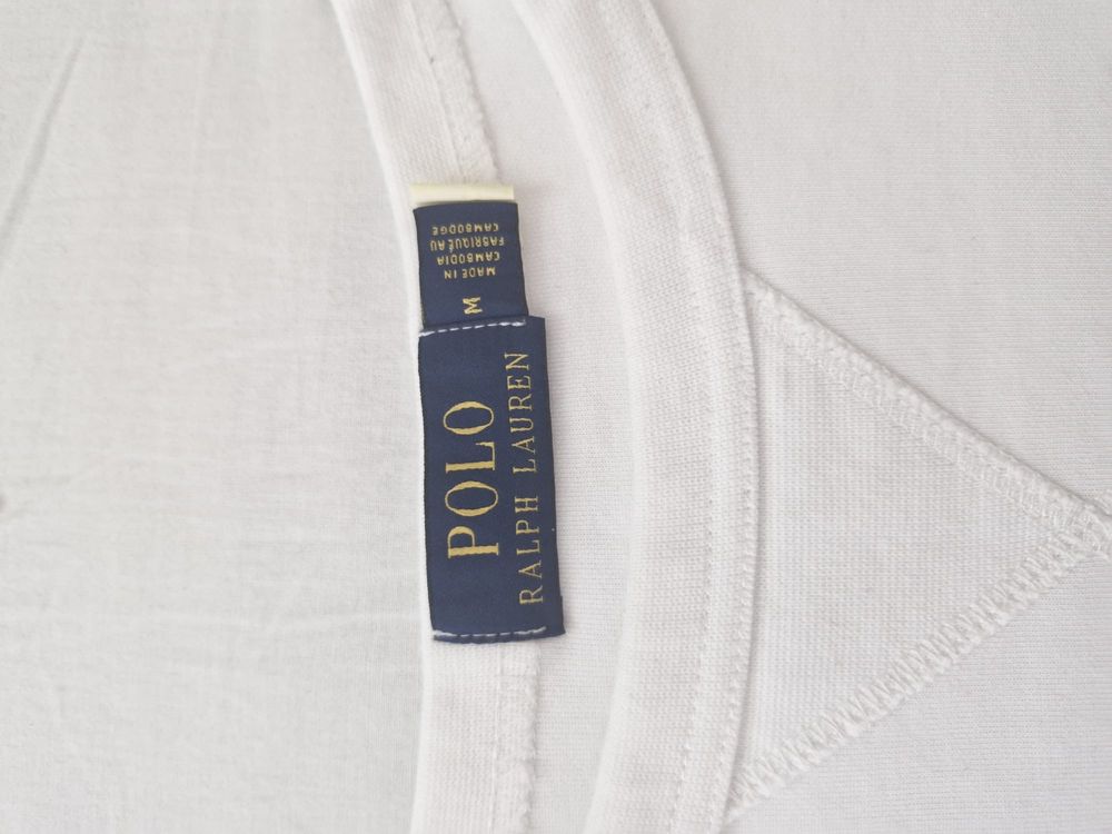 pulover alb polo ralph lauren