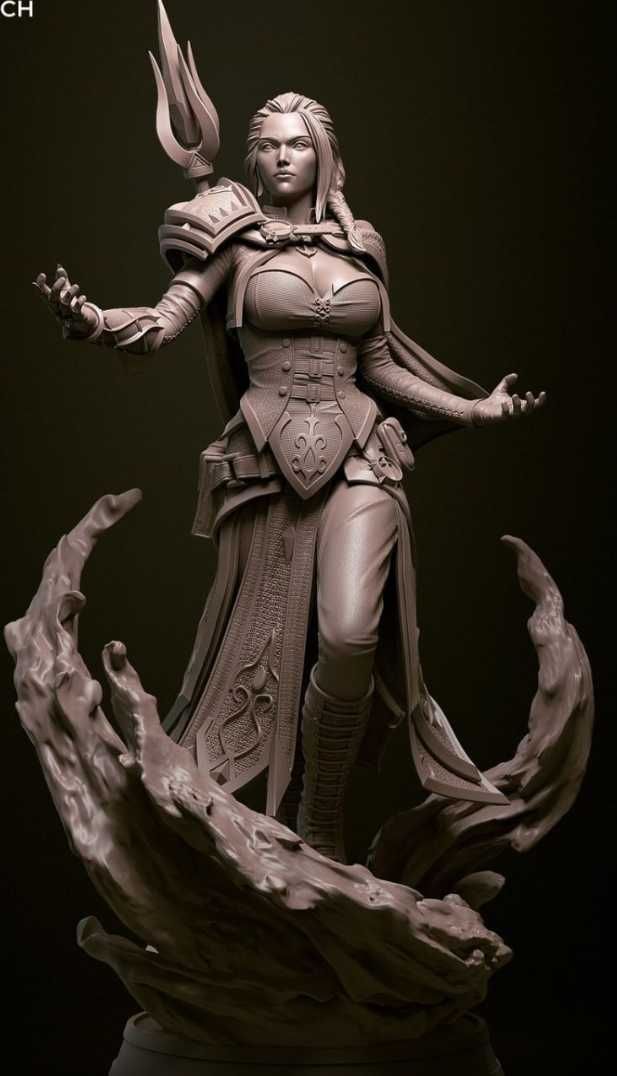 Statueta World of Warcraft (WoW) printata 3D: Jaina Proudmore