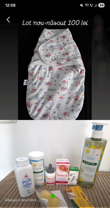 Lot nou-născut 100 lei totul