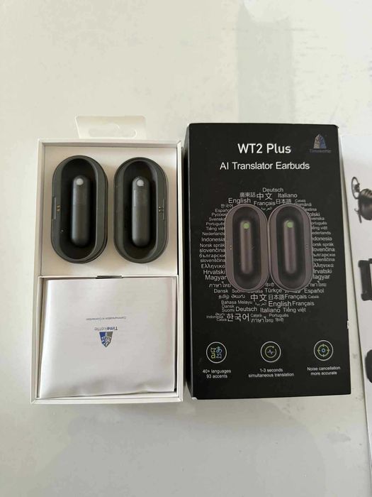 Casti Translator traducere voce wireless