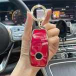 Husa de protectie premium pentru cheie auto, Rosie
