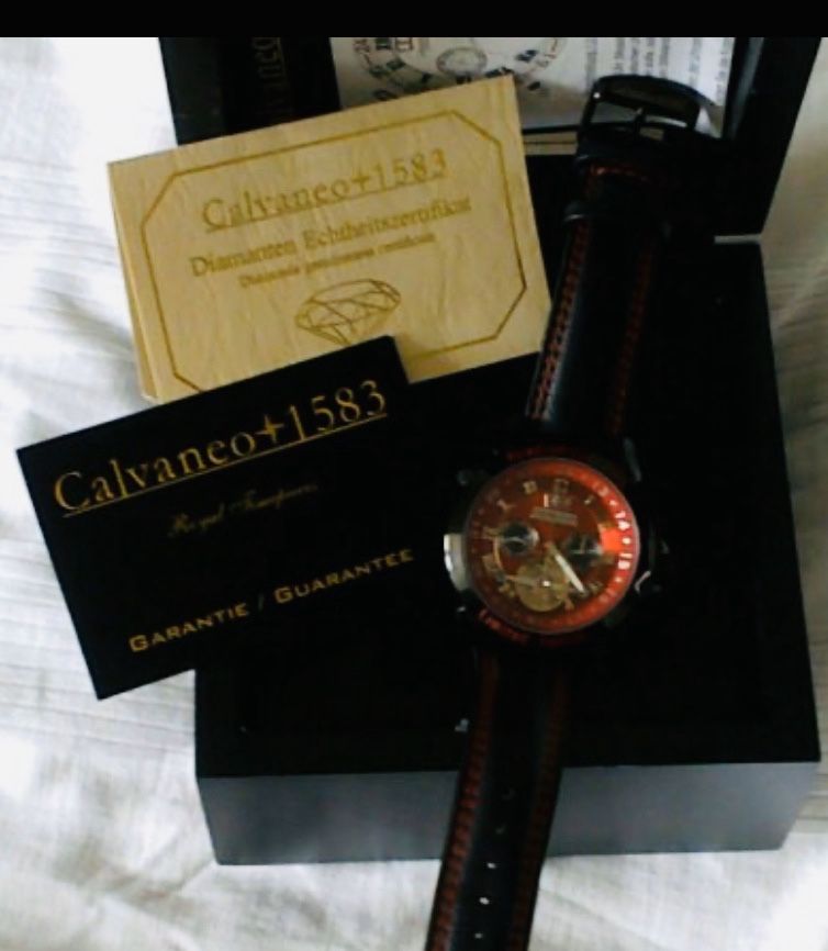 calvaneo1583' мъжки стилен часовник
