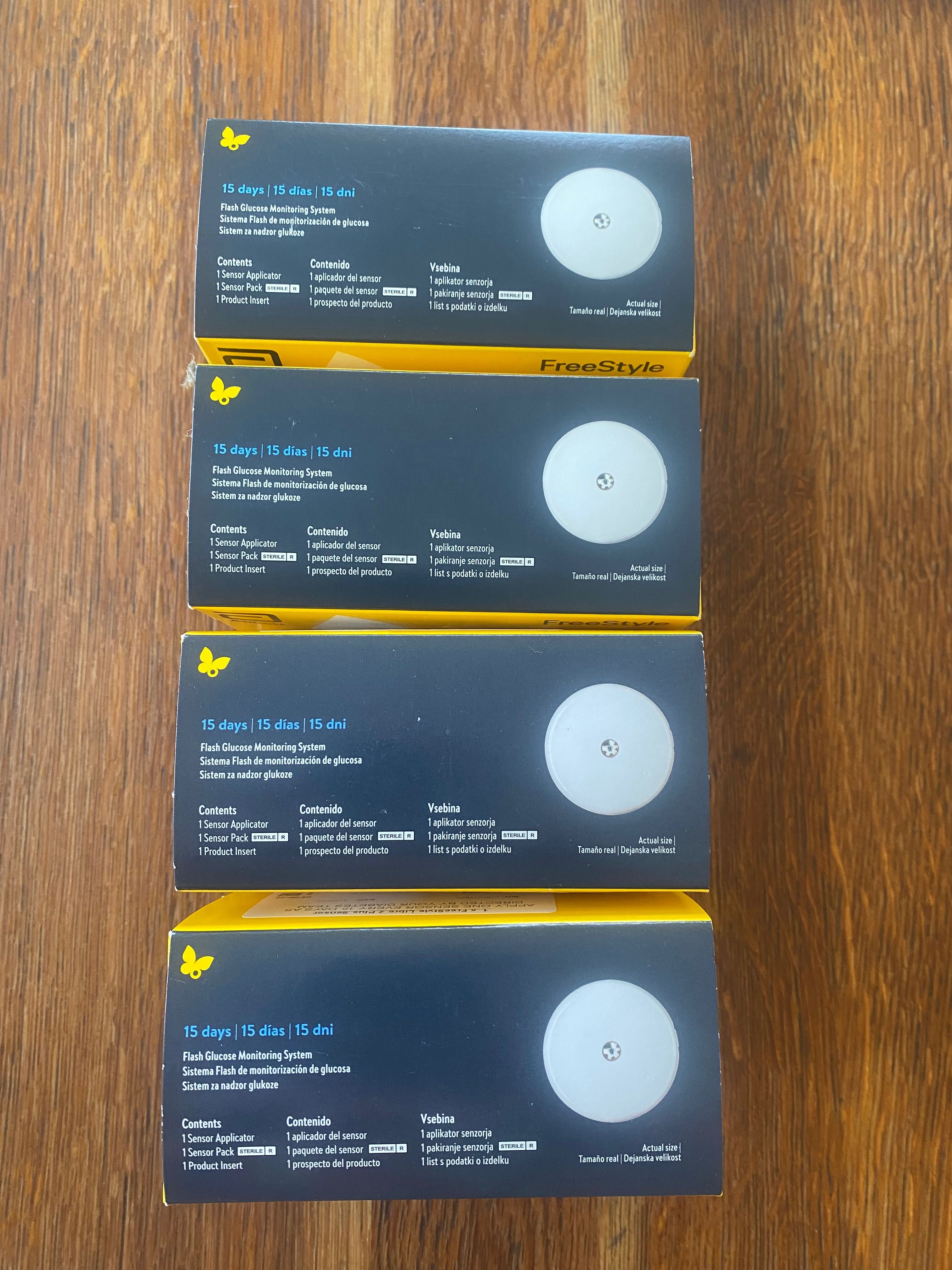 Libre 2 Plus сензори за измерване на кръвна захар- 4 броя налични