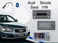 Adaptor bluetooth Audi A3 A4 Skoda, Seat, VW,  Rns e Bns